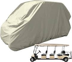 DoorWorks 8P-EZ-CUSH-21+-S | Sunbrella 8-Passenger Enclosure for EZGO Cushman 2021+