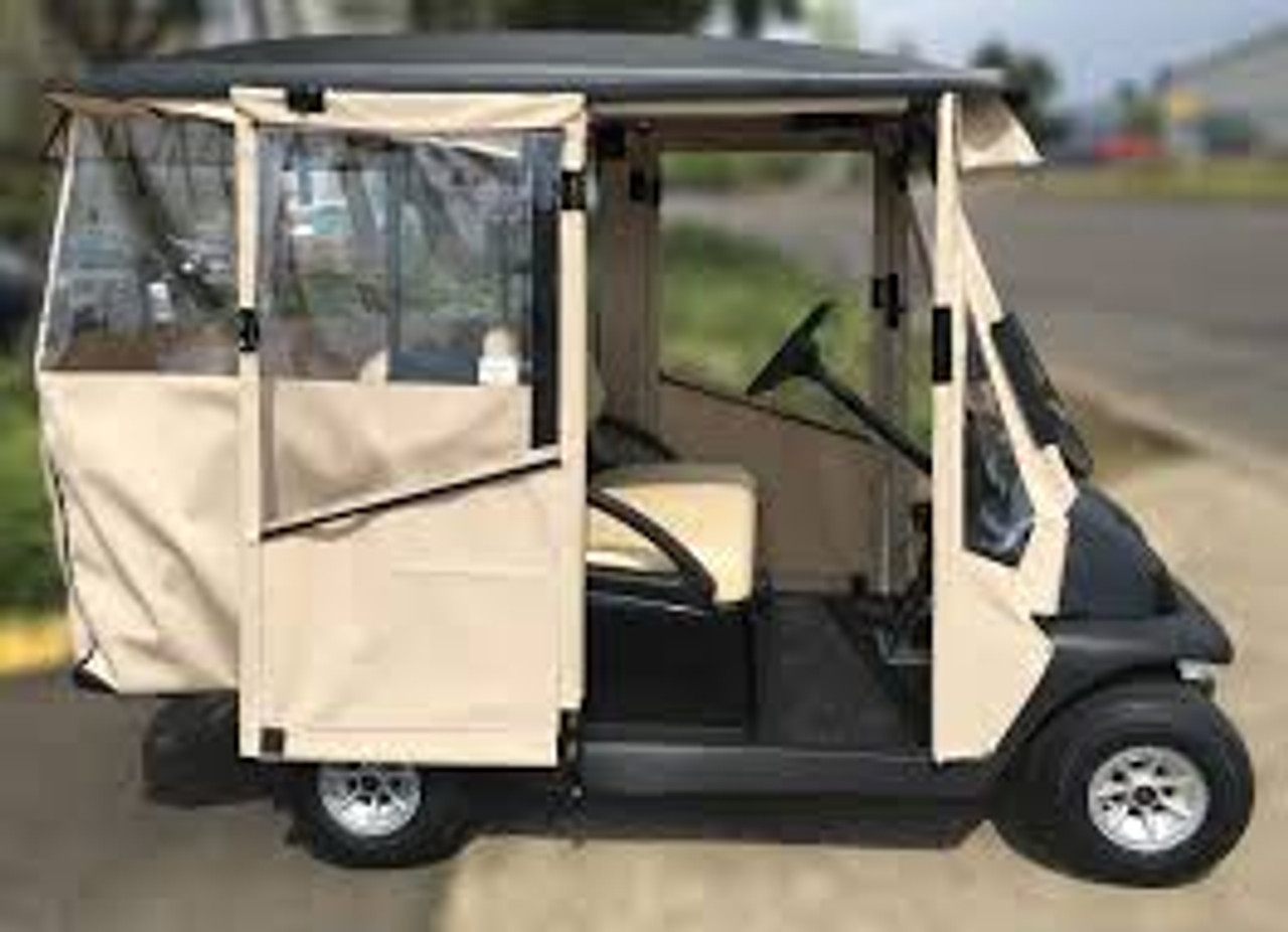 DoorWorks 4T-CC-PR-SUN | Sunbrella 4-Sided Enclosure for Club Car Precedent
