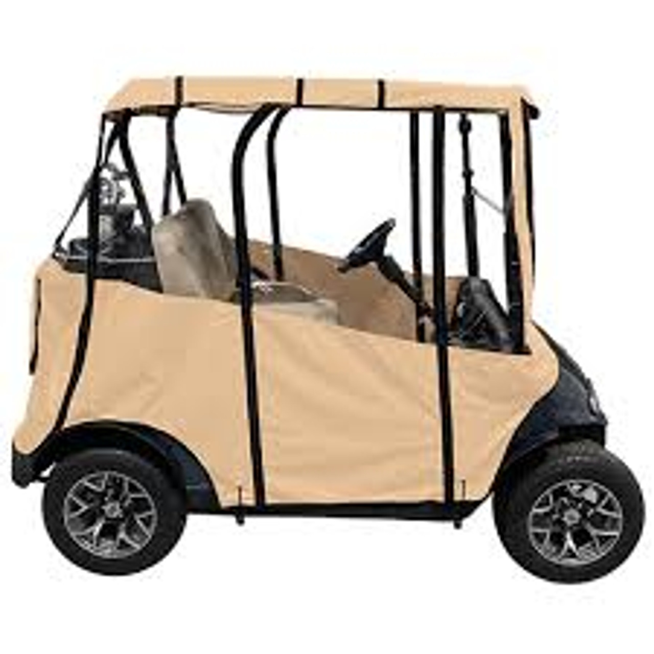 DoorWorks Tan 4-Sided Enclosure for Yamaha Drive/Drive2 | Track-Style