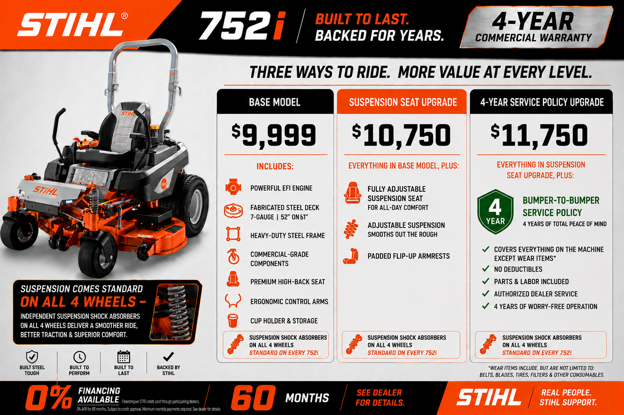 STIHL RZ 752i - 52" Commercial Zero-Turn Mower Base Model