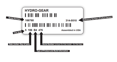HYDRO GEAR ZL-GHEE-3L2C-2PXX - TRANSAXLE HYDROSTATIC ZT-3100 - ORIGINAL OEM PART