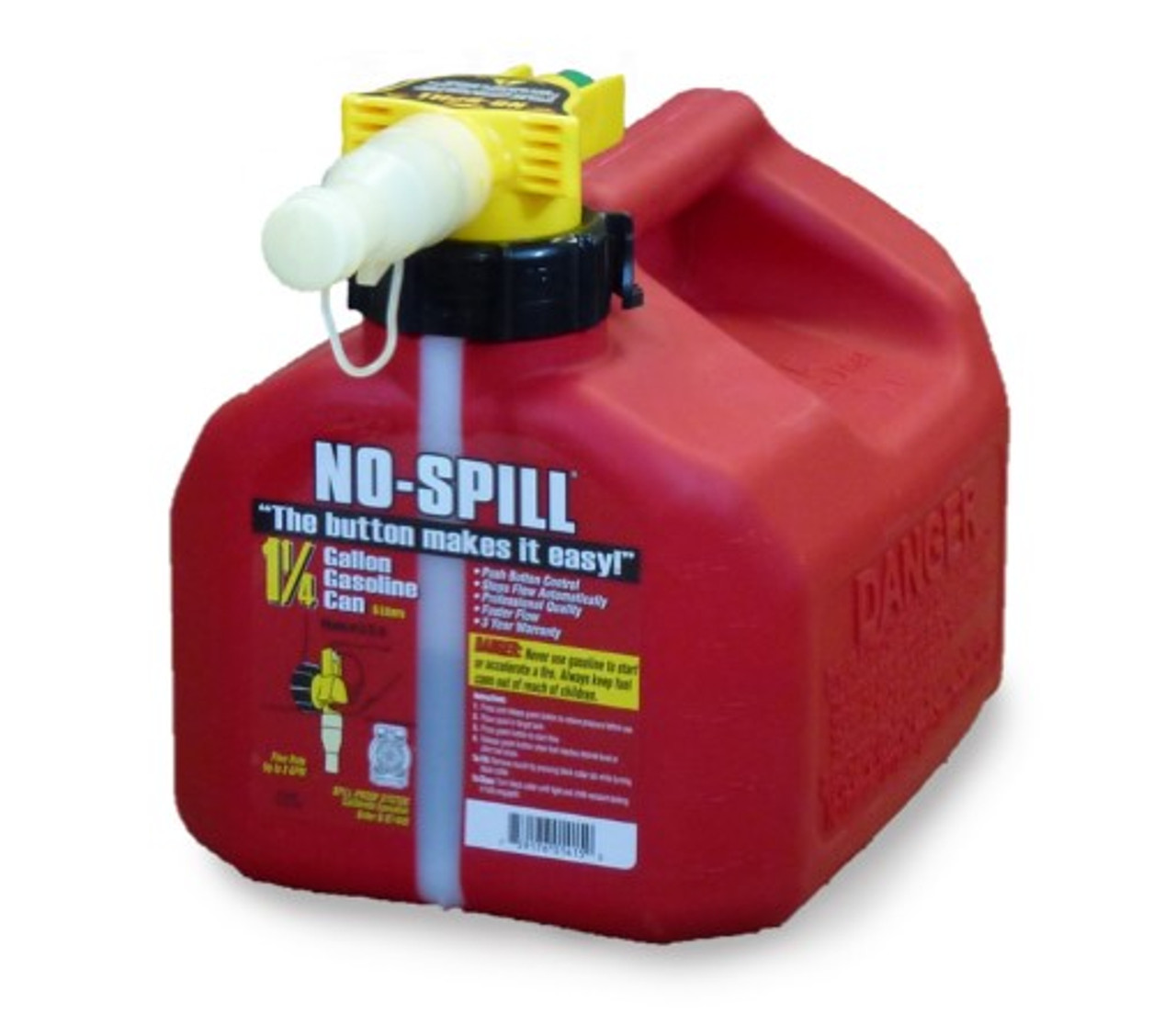 1 1/4 Gallon No Spill Gas Can