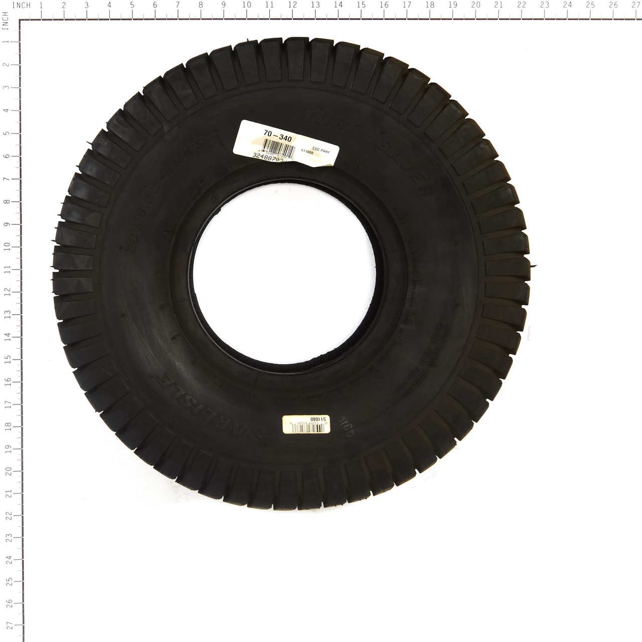 Carlisle Tire 20x800-8 2ply Tl Turf Svr