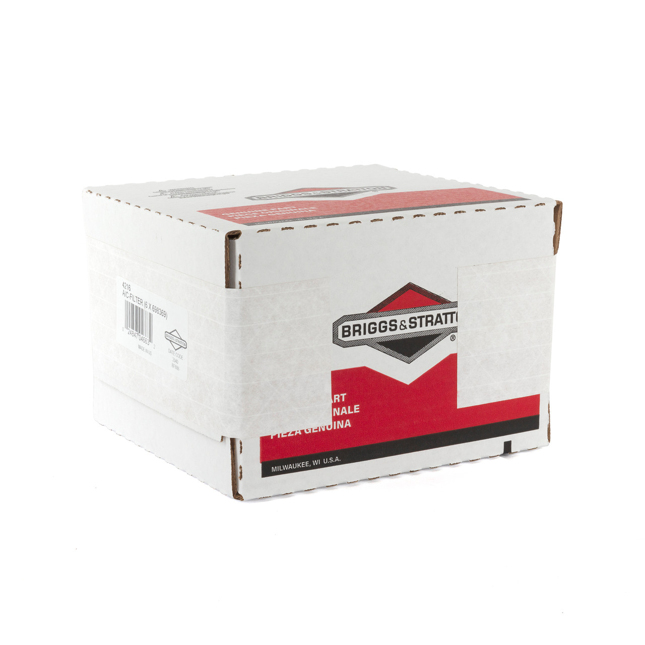 Briggs & Stratton 4216 Bulk 6 Pack of (698369) Air Filters