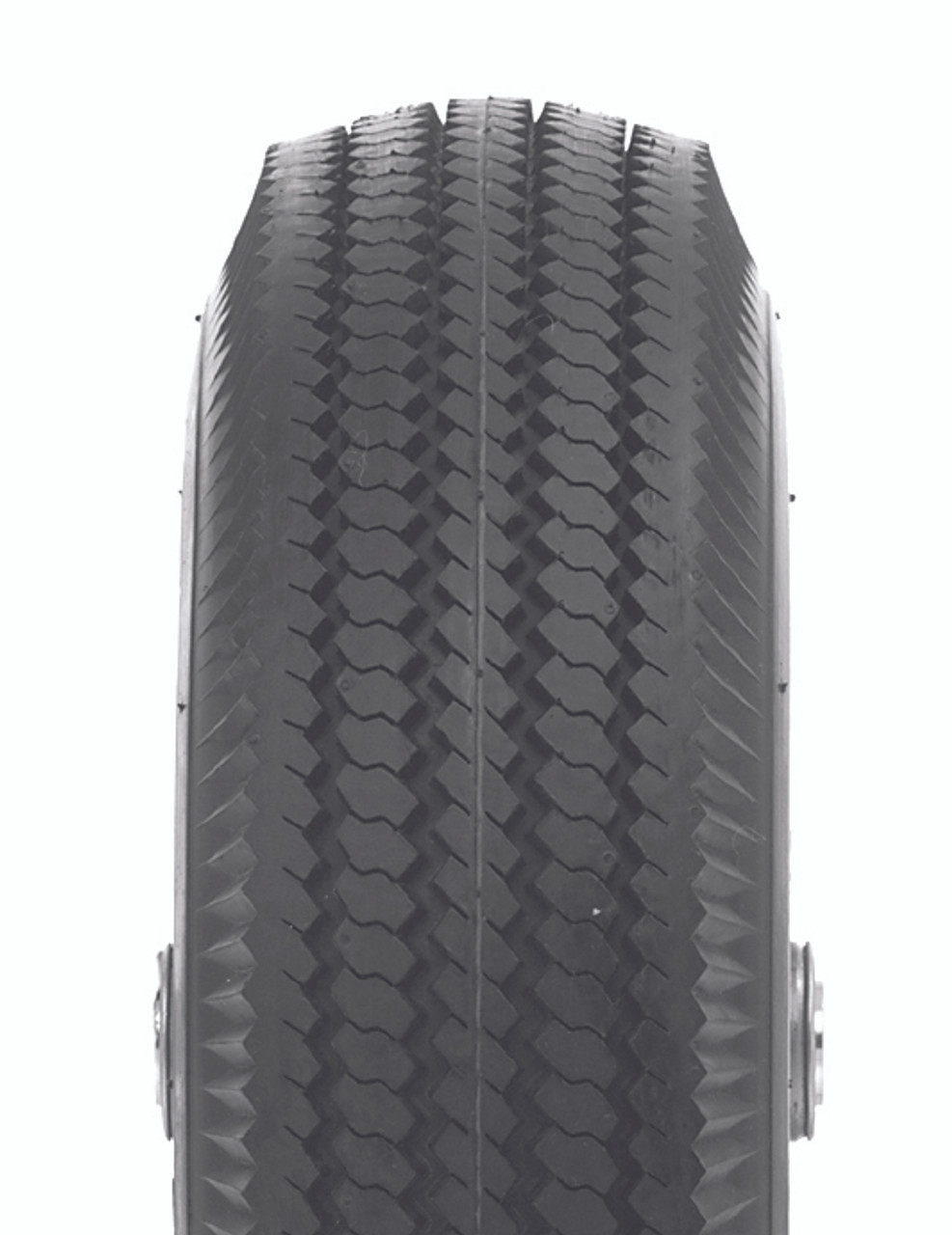 Flat Free Tire 410/350-4 Sawtooth