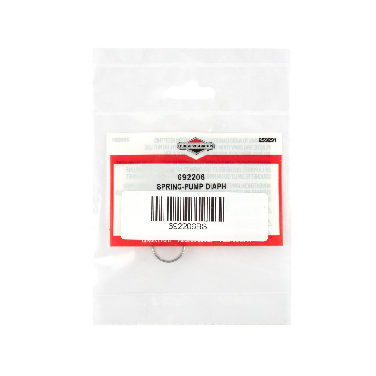 Spring-pump Diaph 692206BRI