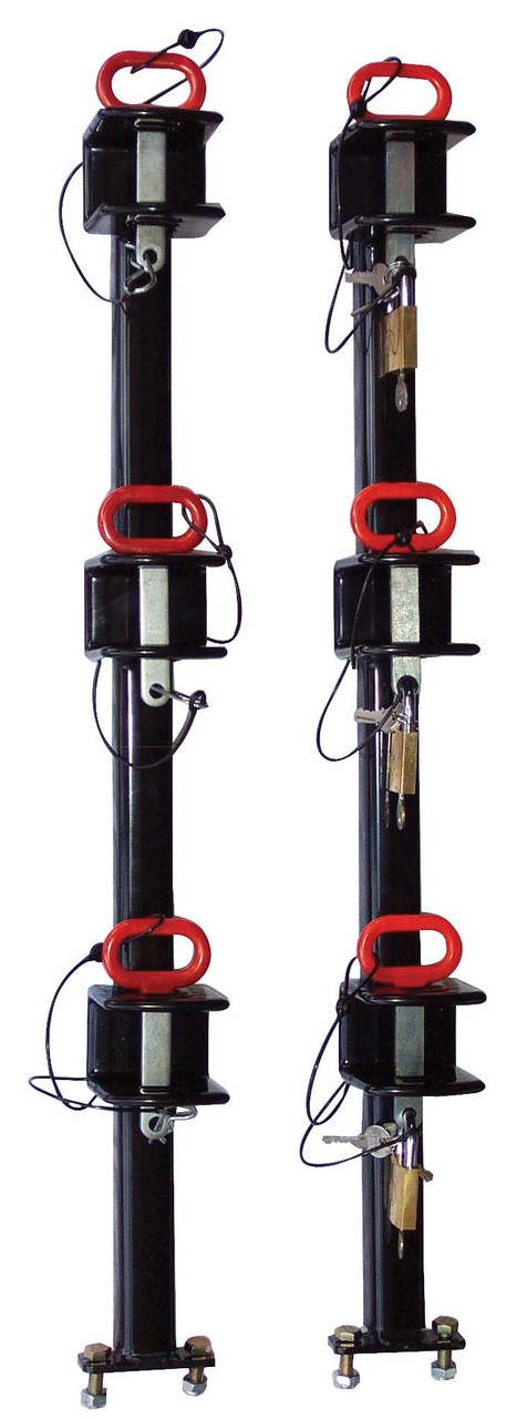 Oregon 42-064 Vinyl Coated Equipment Racks for Open Trailers