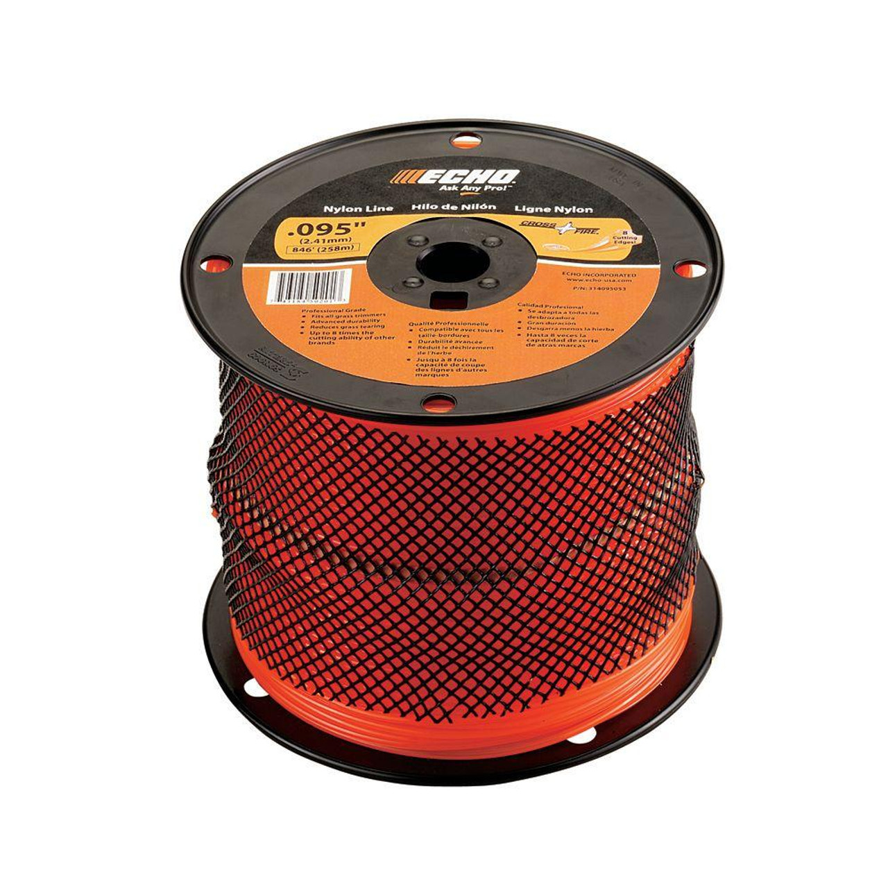 Echo 314095053 .095 Crossfire Trimmer Line 3 pound Spool