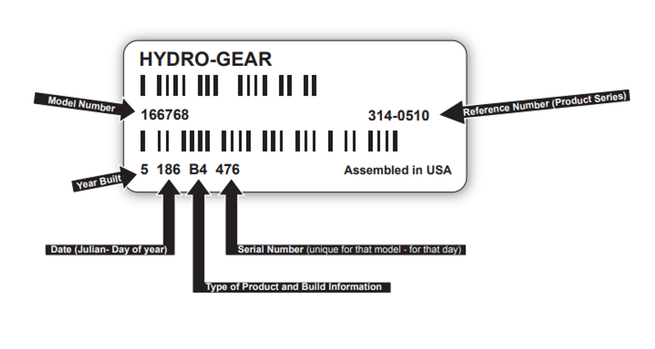 Hydro Gear, PG-3KCC-NY1X-XXXX