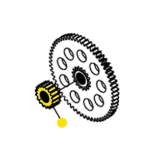 Gear, 17t Spline Id package std