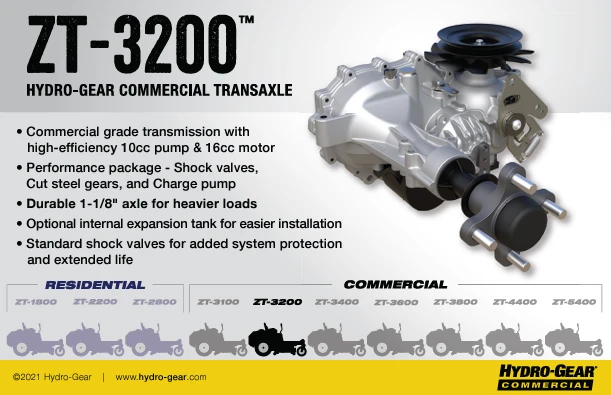 TRANSAXLE, ZT3200, LH - 04827900