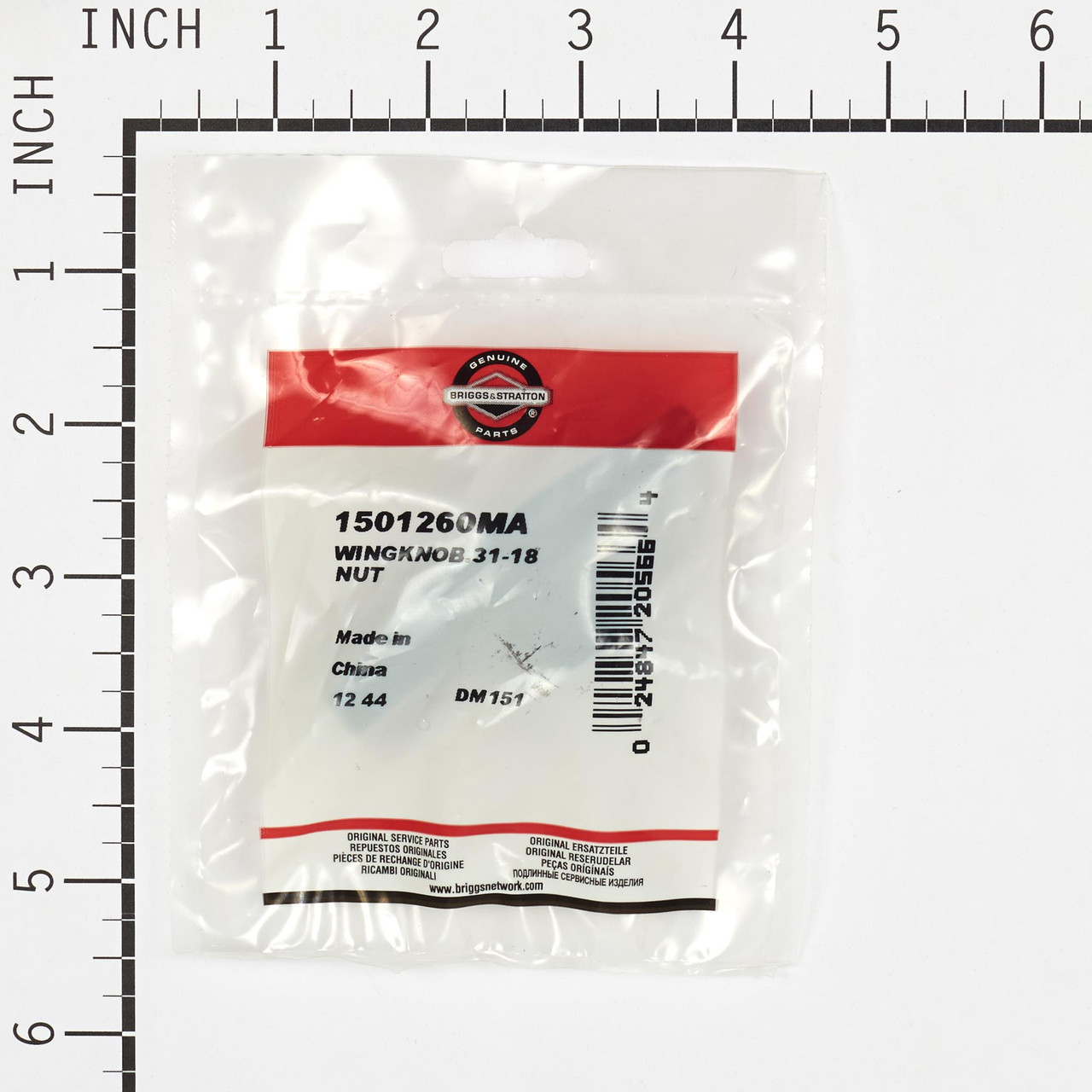 WINGKNOB.31-18 NUT - 1501260MA