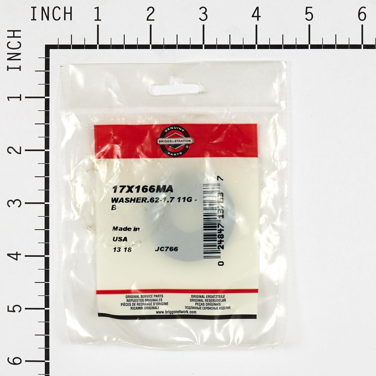 WASHER.62-1.7 11G - B - 17X166MA