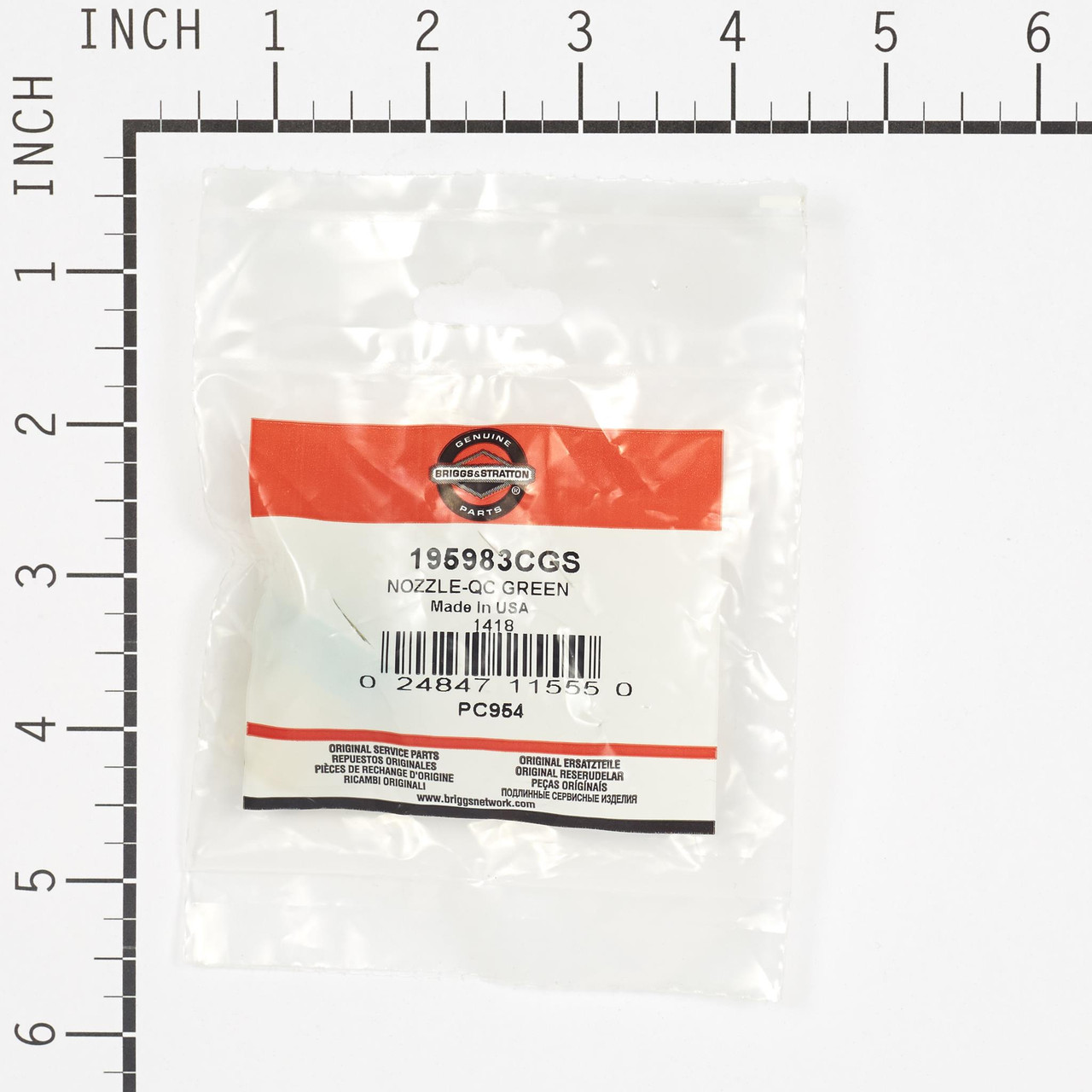 NOZZLE-QC GREEN - 195983CGS