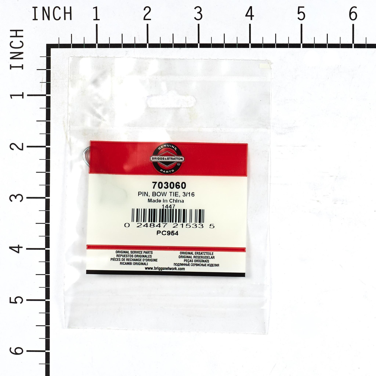 PIN, BOW TIE, 3/16 - 703060