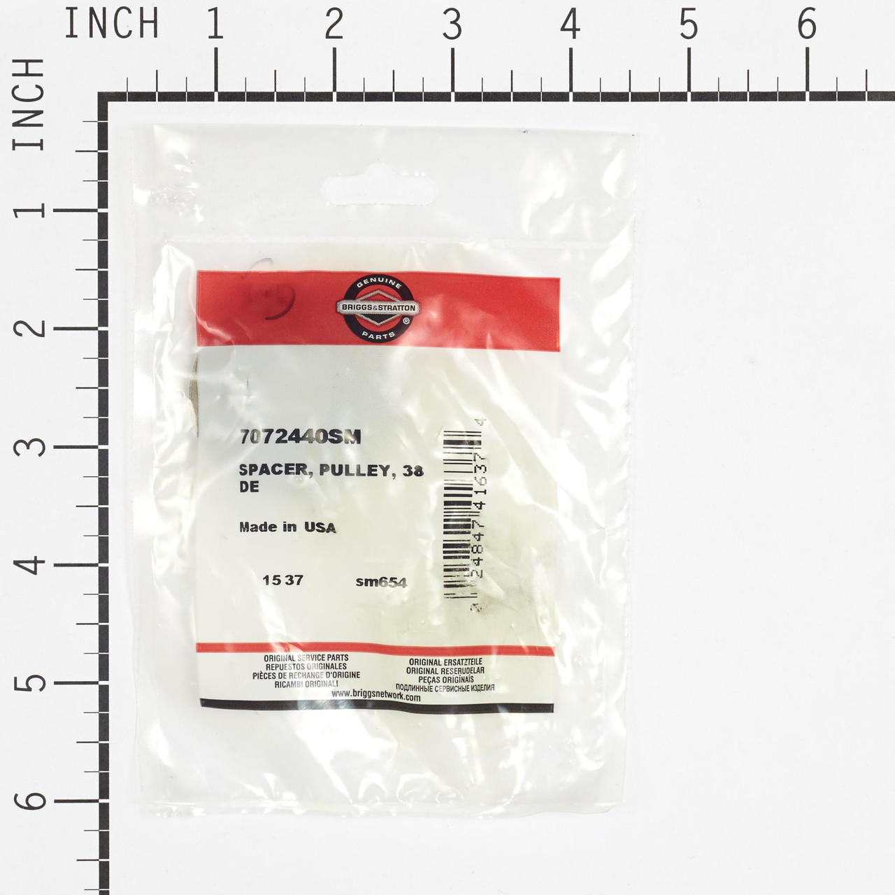 SPACER, PULLEY, 38 DE - 7072440SM