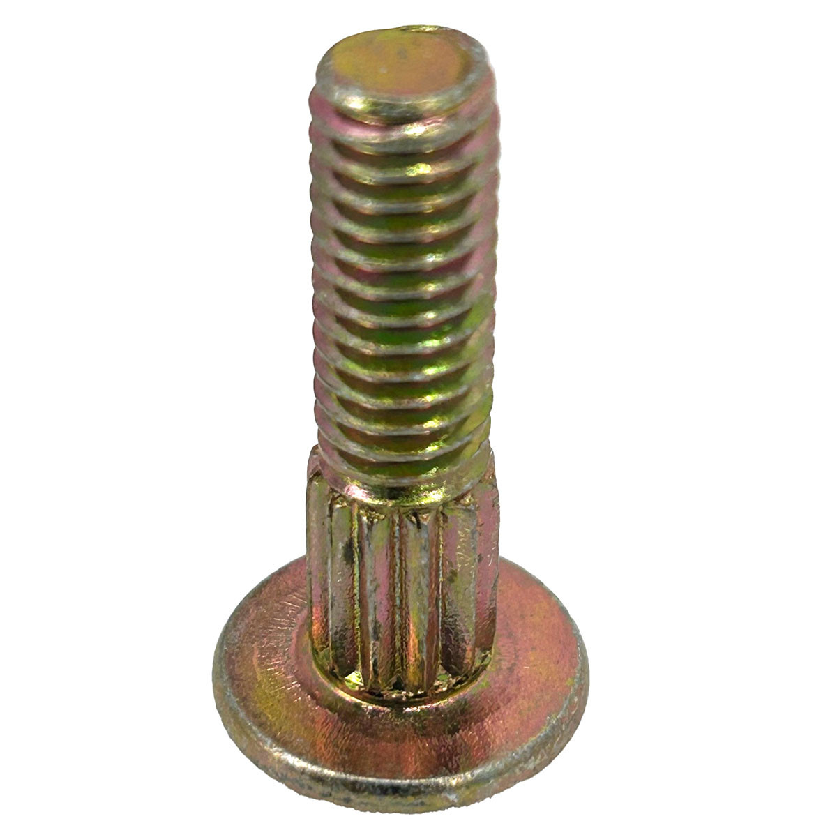 Grasshopper 247141F - Ribbed Neck Round Hole Bolt (12 Pack)