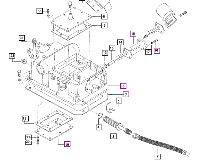 VTU Assy With Breather - 005555459R92 package std