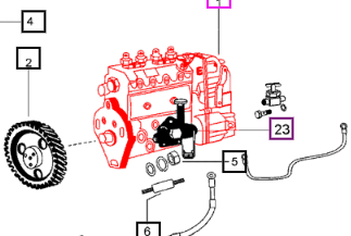 INJECTION Pump (Mico) With O-R - 006000165F1 package std