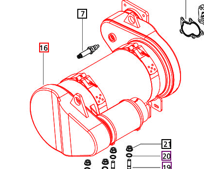 SCR ASSEMBLY - 006025583D11 package std