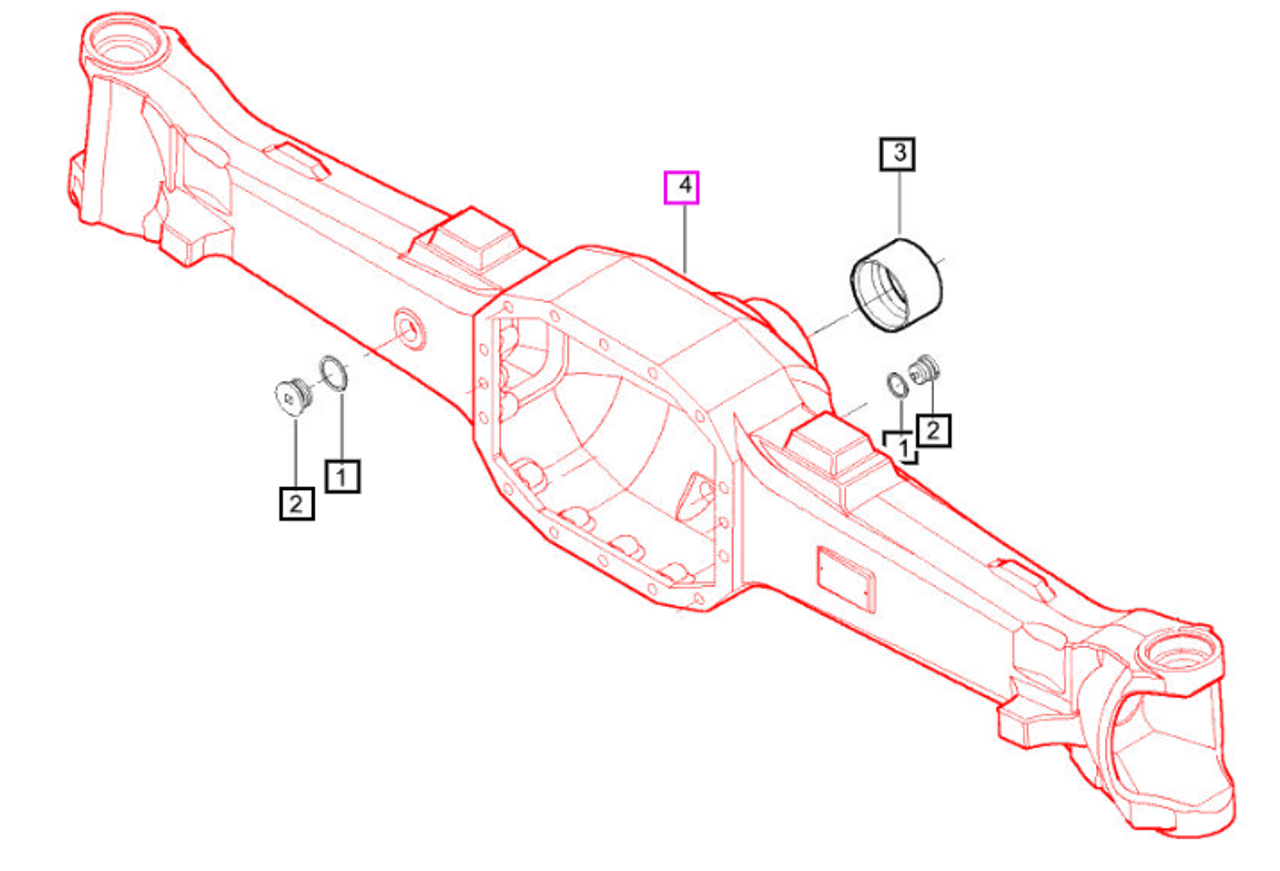 HOUSING Axle - 006518714C1 package std