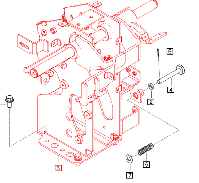 BRACKET Control - 007639148V91 package std