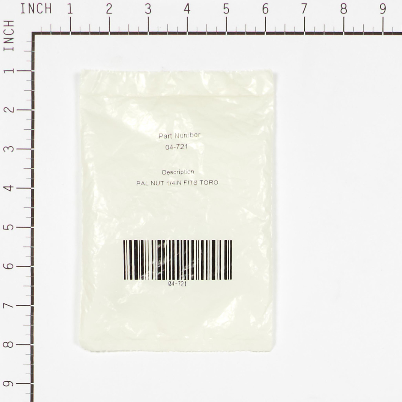 PAL NUT 1/4IN FITS TORO - 04-721