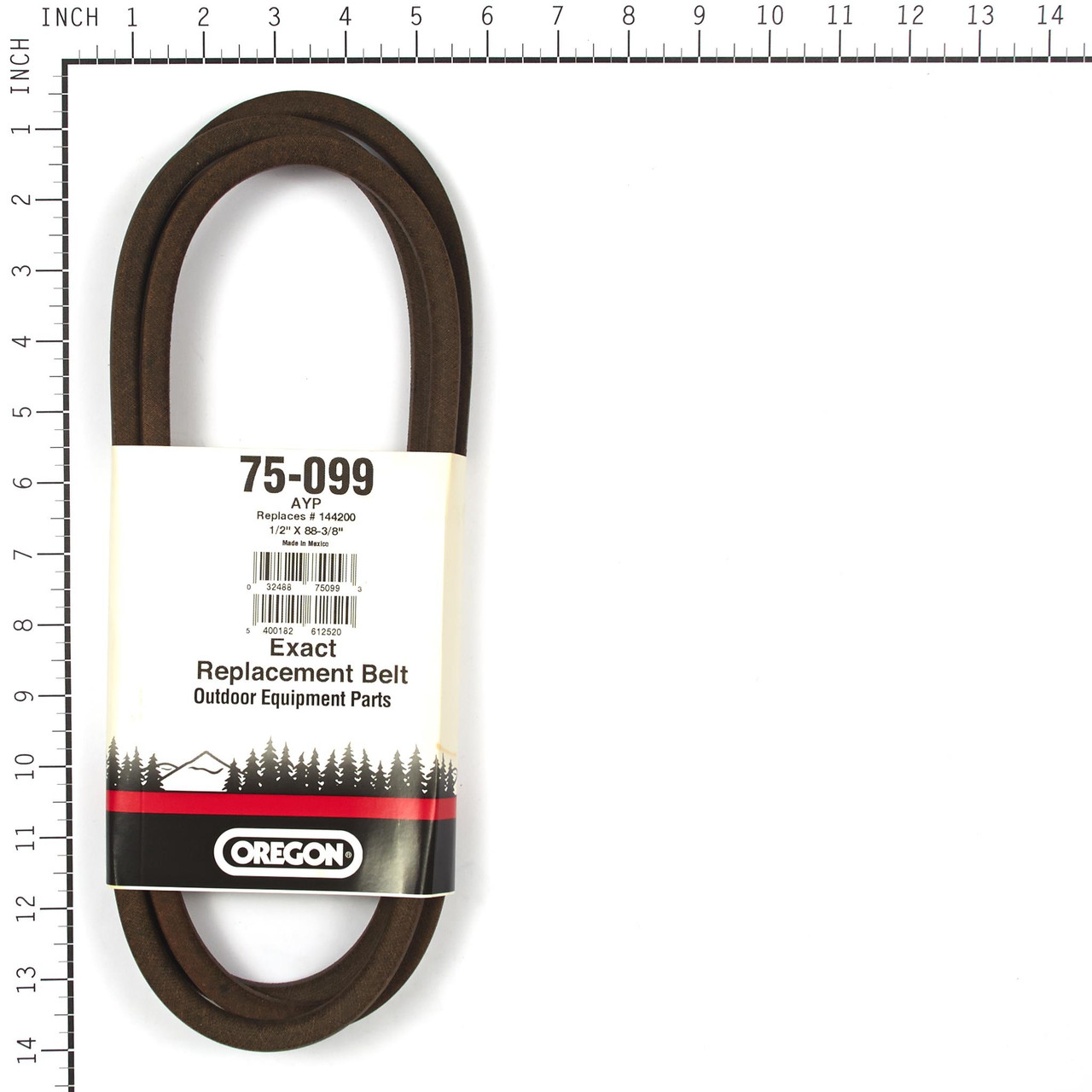 Oregon 75-099 Belt 1/2" X 88-3/8"