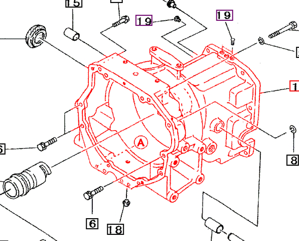 HOUSING CLUTCH - 19681012BR1 package std