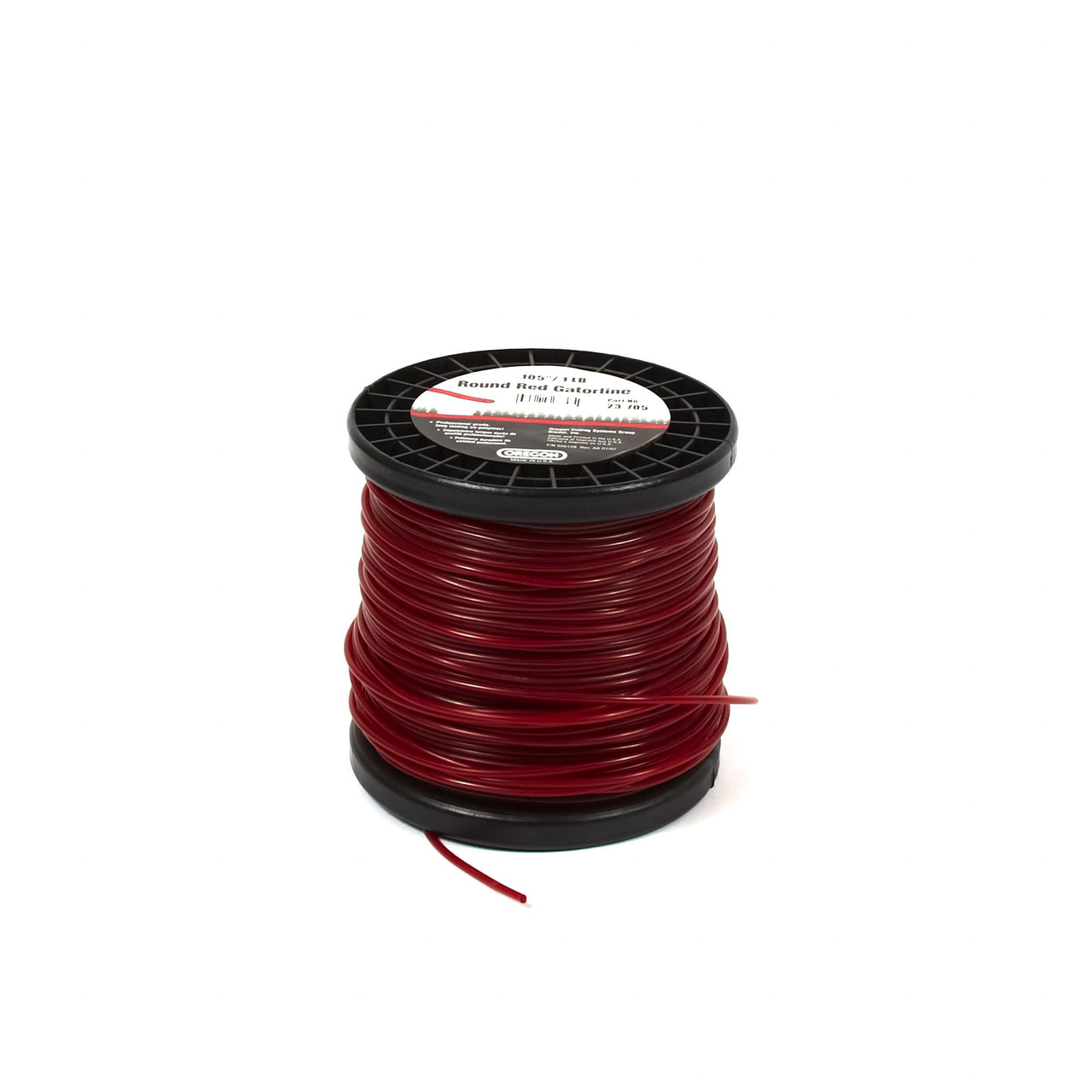 GATORLINE,ROUND RED .105 1LB S - 23-705