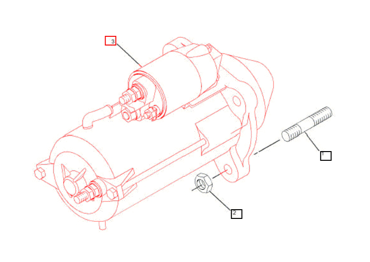 STARTING Motor GP, Electric - 268-3633 package std