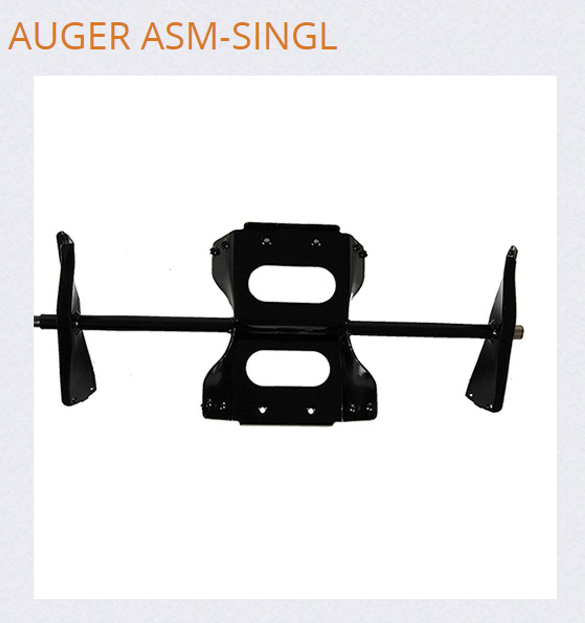 Auger Assy-single Stage