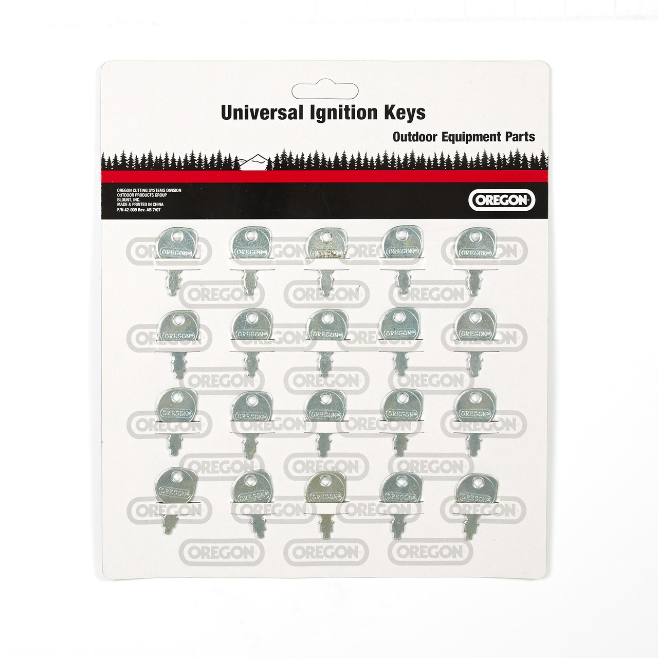 IGNITION KEY DISPLAY W/KEYS - 42-009