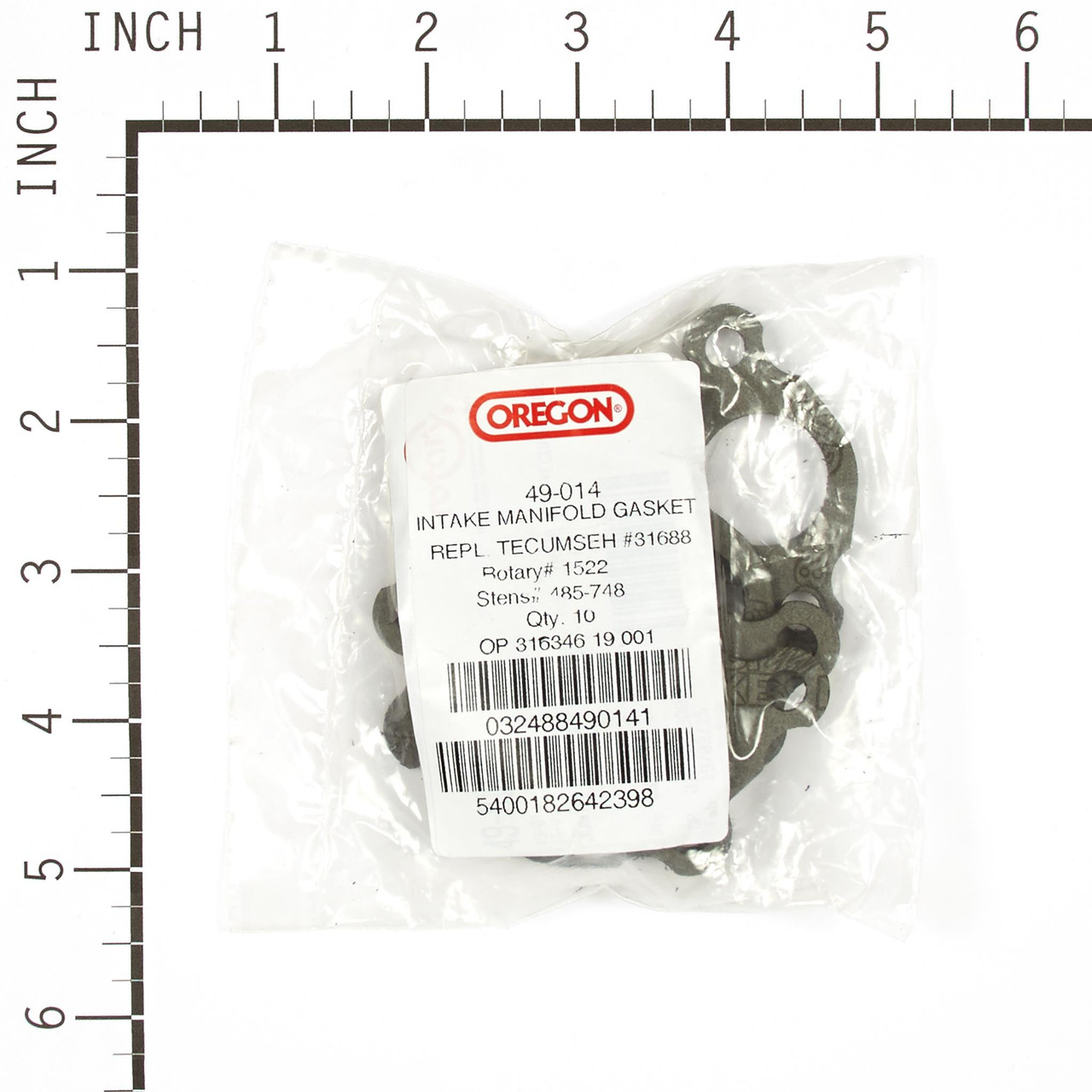 INTAKE MANIFOLD GASKET - TECUM - 49-014