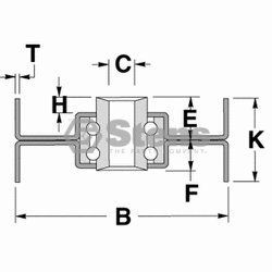 No Flange Flat Idler