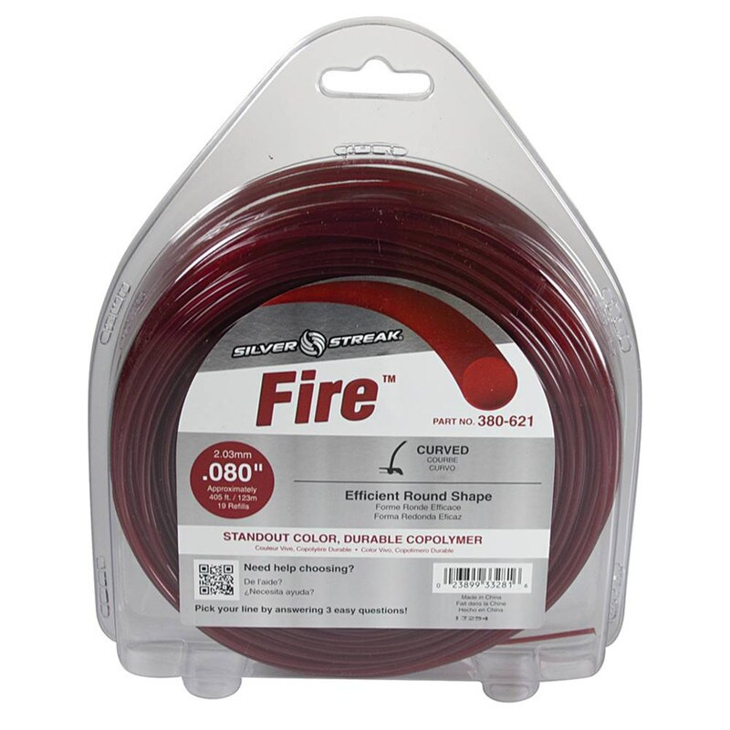 Stens 380-621 - Silver Streak Fire Trimmer Line .080 1 lb. Donut