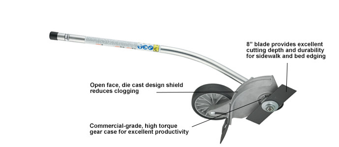 Echo 99944200470 Echo 99944200470 Curved Shaft Edger Attachment