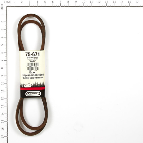 BELT,GREAT DANE D18303,1/2 X 6 - 75-671