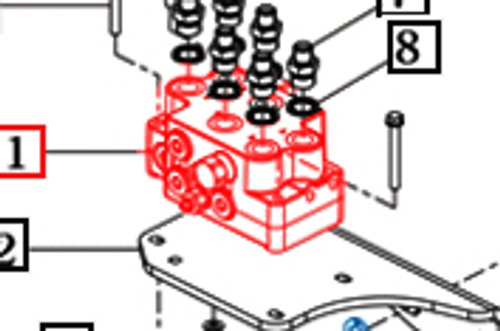 DUAL SELF-LEVEL VALVE - 81253007000 package std