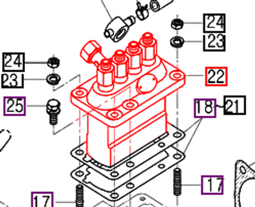 INJECTION Pump Assembly - E630151016 package std