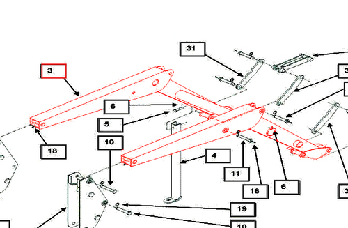 BOOM Assembly - KMW11003026 package std
