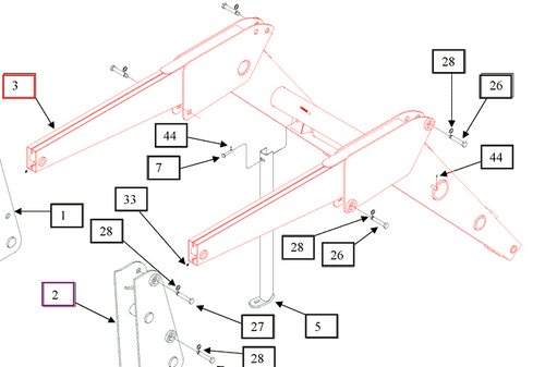 BOOM Assembly - KMW11003034 package std
