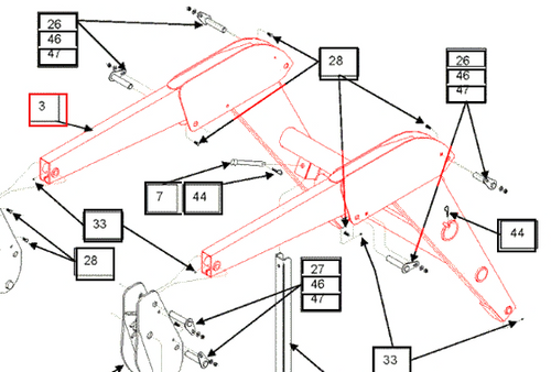BOOM Assembly - KMW11003058 package std