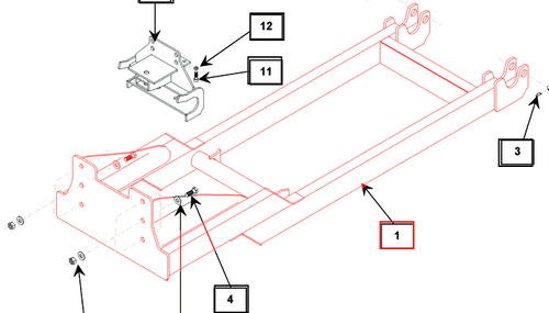 SUBFRAME - KMW68012060 package std
