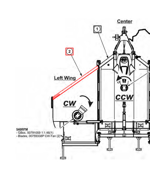 WDMT,LEFT WING DECK - 2150 - L1002000430