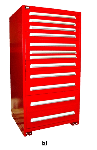 0340 HOUSING WITH 12 DRAWERS - L1004000052 package std