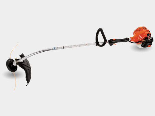 Homeowner trimming lawn edges with Echo GT-225i trimmer