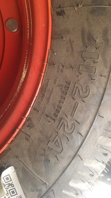 Kioti T5270-49451 - RH Tire and Rim Assembly 11.2-24 (4PR)