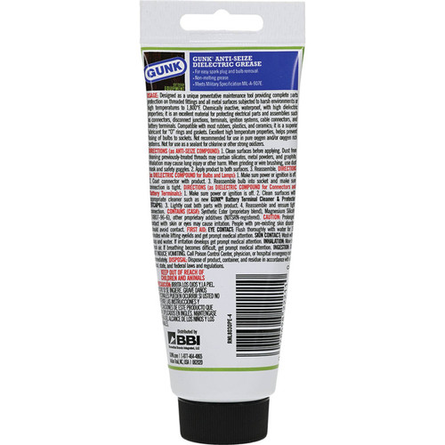 Stens 752-008 Gunk Anti-Seize Dielectric Grease 3 oz. tube