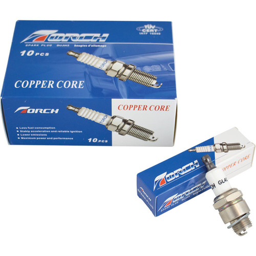 Stens 131-007-10 Torch Spark Plug 10 Pack (Replaces Champion J17LM, J19LM NGK B2LM, Stens 131-007, Torch GL4C)